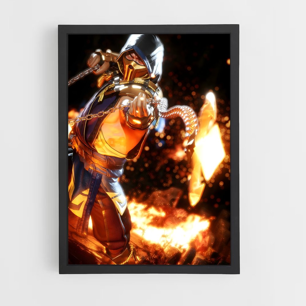 Poster Mortal Combat – affiche Mortal kombat (vue 2)